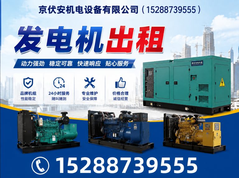 铜仁发电机出租展示图